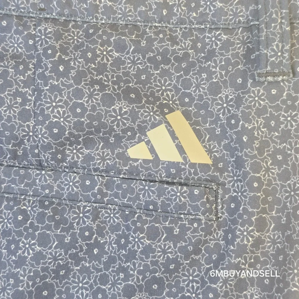 Adidas Mens Ultimate365 Golf Shorts Blue Floral Geometric HR7935 Size 42